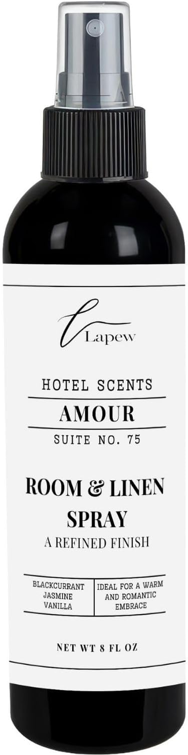 Lapew Hotel Scents Luxury Room Spray | Amour Suite 75 | Inspired by the Four Seasons | Linen Spray Air Freshener & Fabric Spray | 8 fl oz