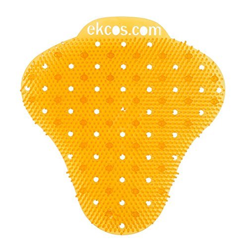 Diversey Ekcos EKS-13C-12 ekcoscreen 60 Day Premium Anti-Splash Urinal Screen, Deodorizer for Cleaner Restrooms, Citrus Scent, Orange, 12-Screens