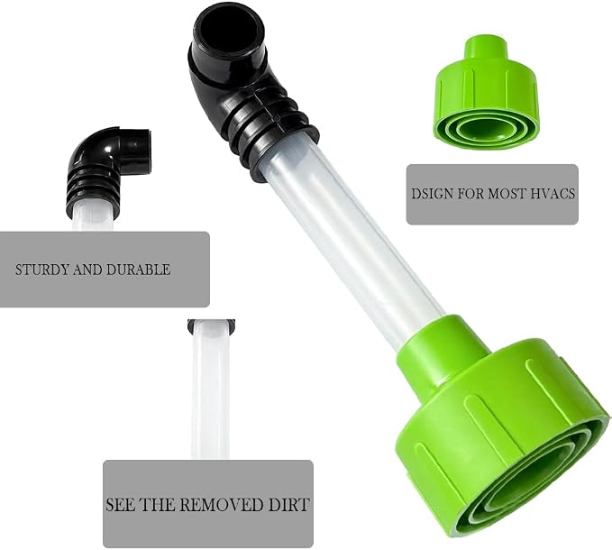 WE Condensation Drain Line Cleaning HVAC Drain Line Cleaner Tool AC Drain line Cleaner Wet Vac Attachment (1 Pack)