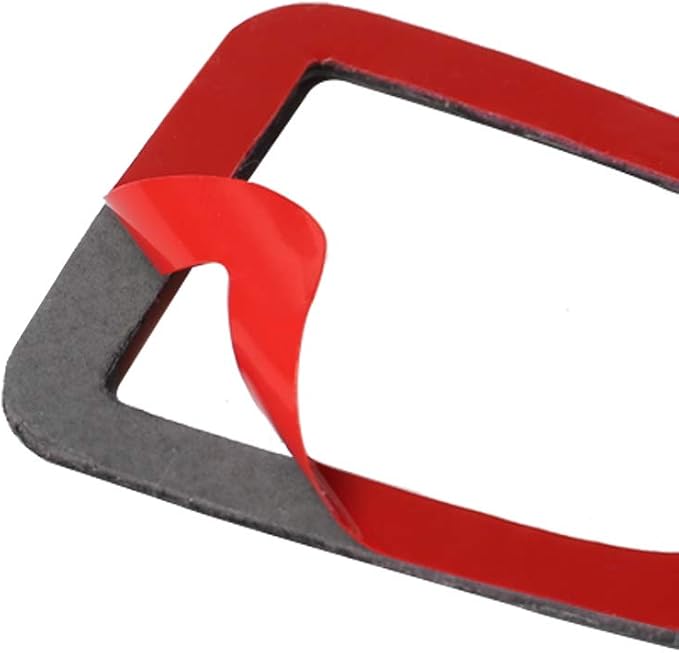 Real Carbon Fiber Trim for Ford Mustang Accessories | for 2009 2010 2011 2012 2013 2014 Inner Door Lock Pin Panel Frame Interior Thick Overlay Decal