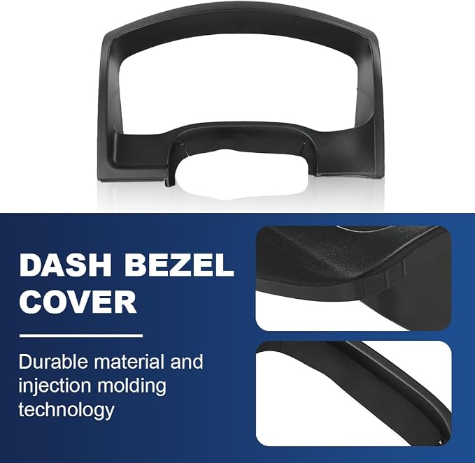 PIT66 Instrument Cluster Dash Trim Bezel Compatible with Chevy Colorado/GMC Canyon 2004 2005 2006 2007 2008 2009 2010 2011 2012
