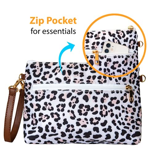 Bumco Diaper Clutch - Portable Wipes Dispenser & Baby Travel Essential, Airtight Dispenser, Refillable Wipes Container, Travel Baby Essentials, Diaper Bag Purse