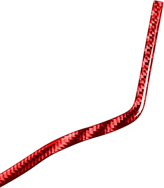 Red Trim Stickers Real Carbon Fiber Interior Instrument Panel Speedometer Surround Compatible with Subaru BRZ/Scion FR-S/Toyota 86 2016 2017 2018 2019 2020 Accessories Decals