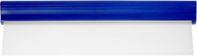 QWORK Car Squeegee, 2 Pack 12 inch Flexible Car Water Scraper Tool Silicone Window Squeegee for Car Or Home Use, Washing & Wiping Glass, Mirror & Shower Doors, Blue