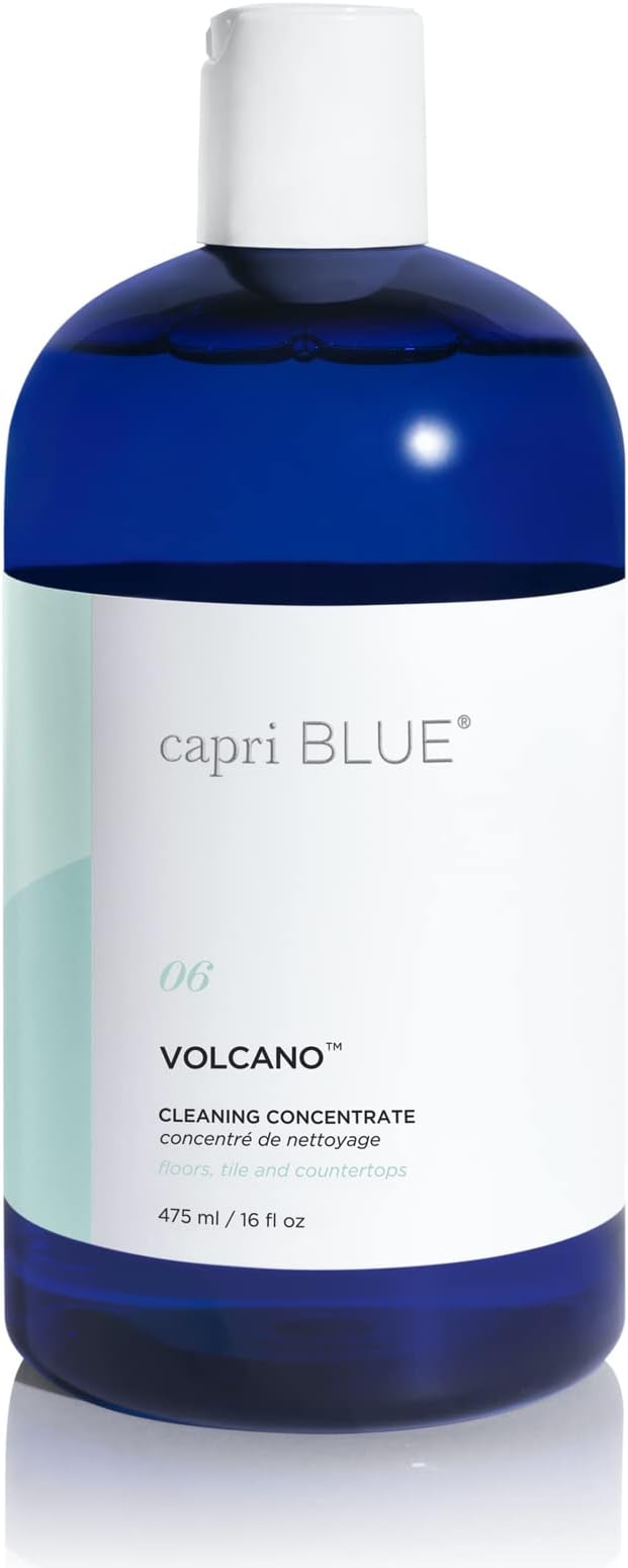 Capri Blue Volcano Cleaning Concentrate, Multi Purpose Cleaner, Cleaning Products Safe for Floors, Tile, Countertops and More - Vegan & Cruelty Free - Non-Toxic Sanitation Supplies (16 Fl Oz)
