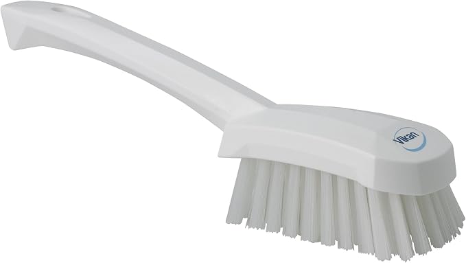 Vikan 41925 Brush,Washing,Stiff,10",PP/PBT,White