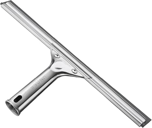 Unger Professional Stainless Steel Heavy-Duty Squeegee,12",Silver,(Pack of 10)