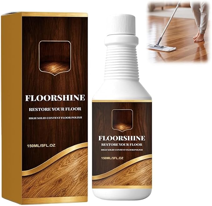 Professional Wood Floor Restorer, 2026 New Wood Floor Restorer Polish for Hardwood Floors, Suitable for Hardwood Floors Laminate Flooring Furniture Surfaces Maintenance (Brown, 1)