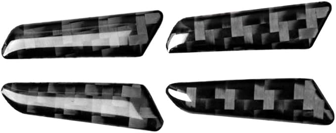 Real Carbon Fiber Trim for Audi Accessories | for B9 A4 S4 A5 S5 2017-2019 / RS5 2018 2019 Seat Adjustment Interior Thick Overlay Decal
