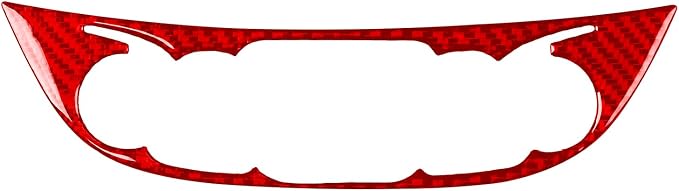 Real Carbon Fiber A/C Control Central Console Panel Interior Trim Sticker Compatible with Chevy Malibu 9th Gen 2016 2017 2018 2019 2020 2021 2022 2023 2024 Accessories Decals