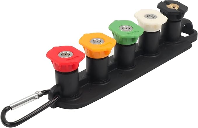 Pressure Washer Replacement Spray Wand with Turbo Nozzleand 5 Spray Tips and Belt Clip Nozzle Holder, Compatible withKar-cher K1, K2, K3, K4, K5, K6, K7 Power Washers
