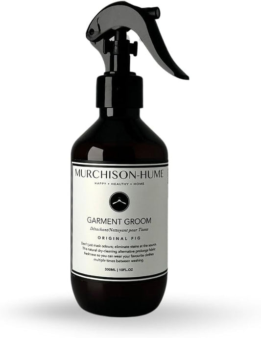 Murchison-Hume Garment Groom Fabric Freshener, Air Freshener, Odor Fighter, Laundry Treatment and Stain Remover, Original Fig