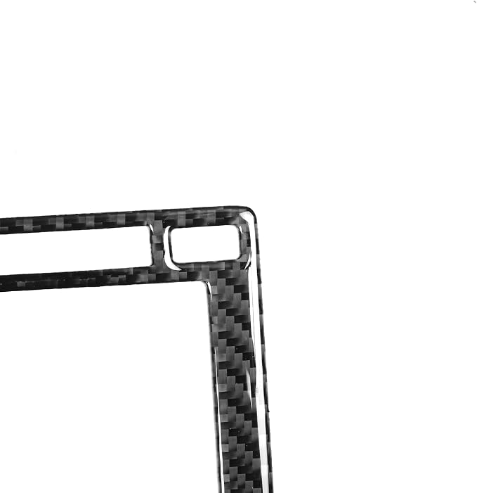 Real Carbon Fiber Trim for Toyota Camry Accessories | for 2012 2013 2014 Dashboard GPS Navigatiion Display Screen Panel Frame Sticker Interior Thick Overlay Decal