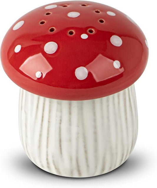 Ceramic Mushroom Microwave Steam Cleaner with Vented Lid for Easy Cleaning | Ceramic microwave steam cleaner with a vented lid uses heated vinegar steam to help loosen food residue for easier cleaning.