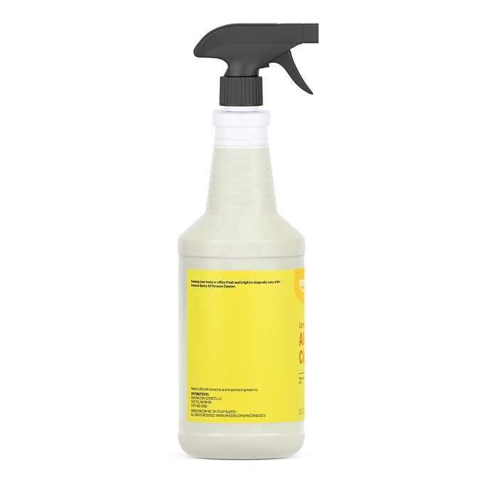 Amazon Basics All Purpose Cleaner, Lemon Scent, 32 fl oz, Pack of 2 (Previously Presto!)