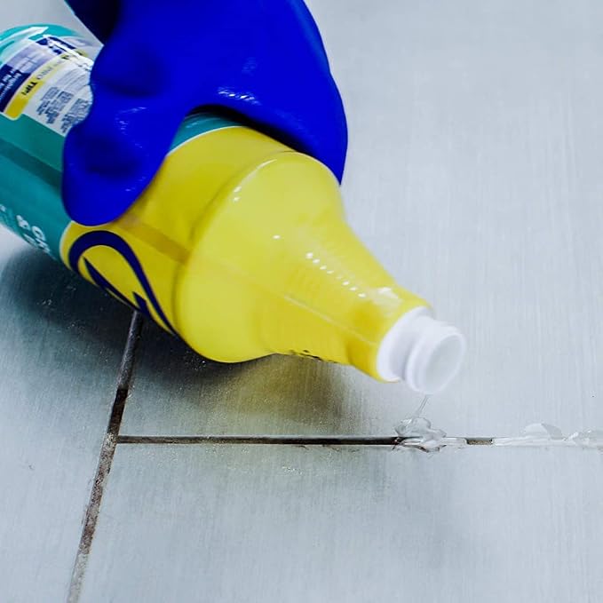 Zep Industrial Grout Cleaner and Brightener - 32 oz (Pack of 4) ZU104632 - Deep Cleaning Pro Formula