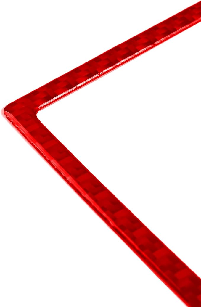 Real Carbon Fiber Trim for Toyota Camry Accessories | for 2012 2013 2014 Center Control Screen Frame Interior Thick Overlay Decal