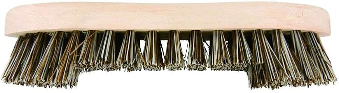Elliott Natural Bassine Fibre FSC Certified Hand Scrubbing Brush with Stiff Bristles – Heavy Duty, Ideal for Outdoor use, Workshops, Warehouses and Gardening