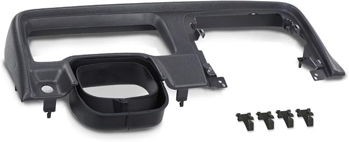 DOTCOM Dash Bezel Trim Speedometer Cluster Fit Jeep Cherokee XJ 1997-2001 | Gray, 5EJ84LAZAC