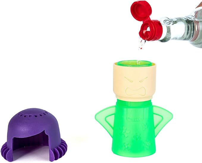 Microwave Cleaner Steam Angry mama Easily Cleans the Crud In Minutes. Fast Action Steam Kitchen Gadget,Just Add Vinegar and Water (green)