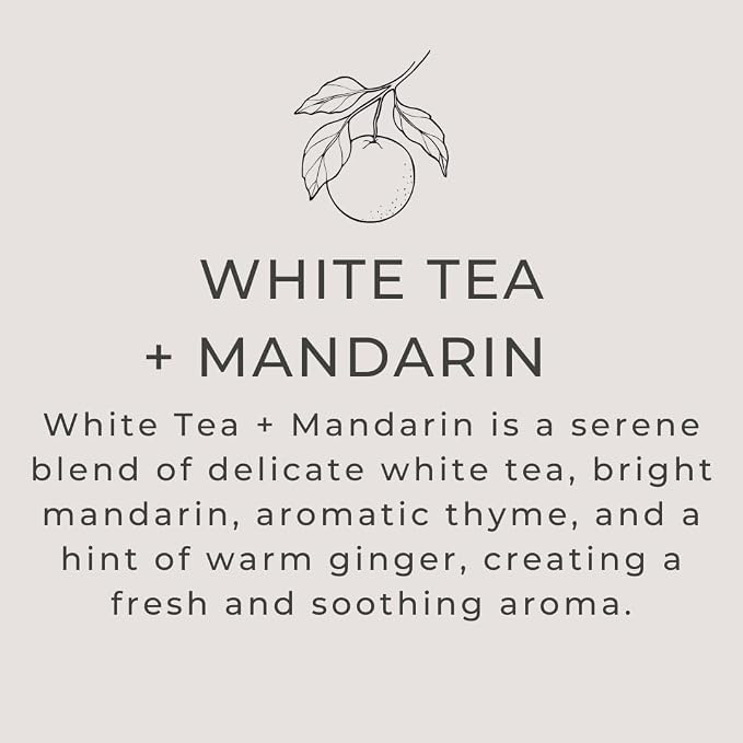 River Birch White Tea + Mandarin Scented Linen and Room Spray | Home Fragrance | 4 oz Glass Amber Bottle | Luxury Signature Scent | Handmade in Texas