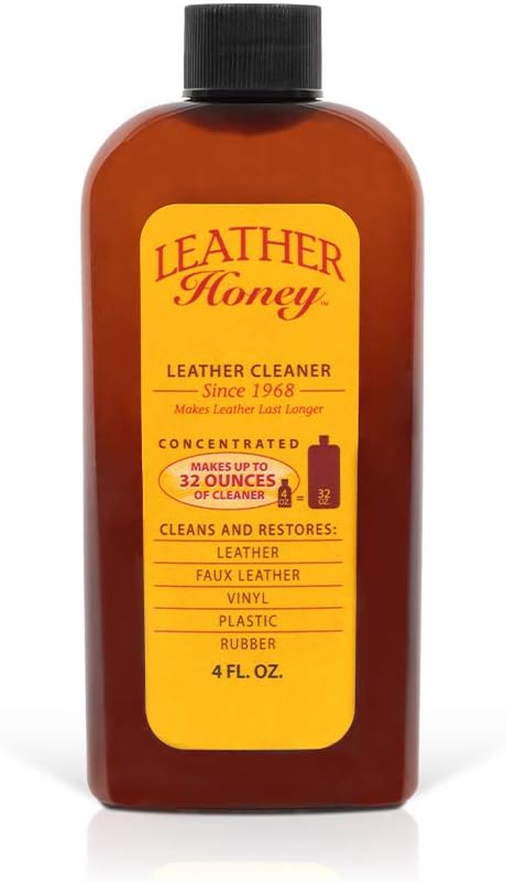 Leather Honey Leather Cleaner Concentrate — Non-Toxic Formula Makes 32oz.