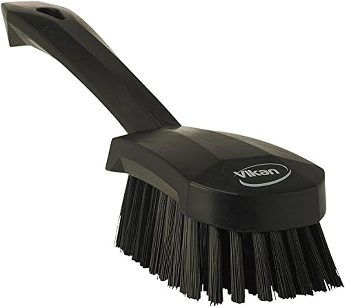 Vikan 41929 Brush,Washing,Stiff,10",PP/PBT,Black