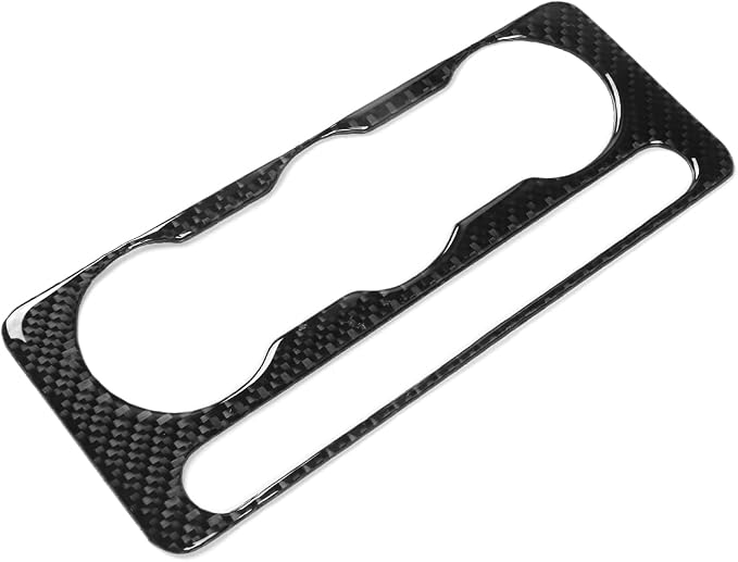 Center Console A/C Stickers Fit for Ford Expedition 2007-2014 Type-B | Real Soft Carbon Fiber | Trim Center Console A/C Control Cover | Accessories | Thick Overlay | Anti-scratch