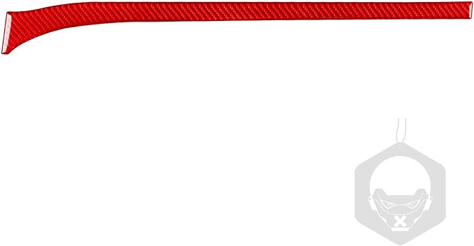 Red Real Carbon Fiber Trim for KIA Forte K3 Accessories | for 2019 2020 2021 2022 2023 2024 Co-Pilot Dashboard Cover Sticker Interior Thick Overlay Decal