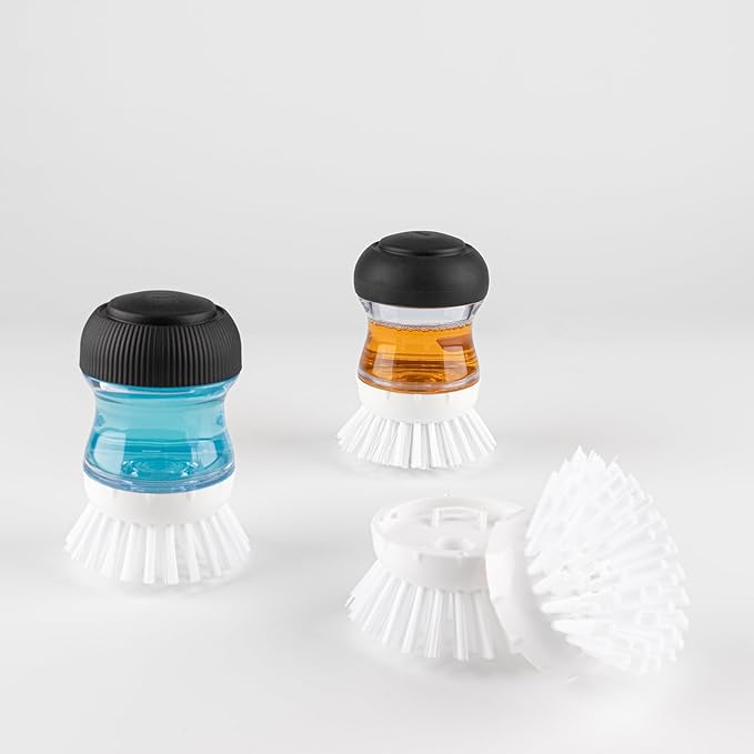 OYV 4 Pack Soap Dispensing Palm Brush Refills, Palm Brush Replacement Head, Palm Brush Refill Head, Palm Brush Refill for Soap Dispensing Palm Brush
