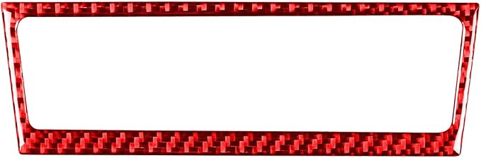 Car Decals Storage Box Glove Box Trim Stickers Interior Compatible with Scion FR-S 2013 2014 2015 2016 / Toyota 86 2017 2018 2019 2020 Red Real Carbon Fiber Accessories