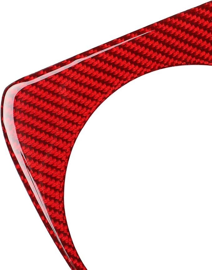 Real Carbon Fiber Trim for Ford Mustang Accessories | for 2009 2010 2011 2012 2013 2014 Instrument Panel Center Dash Cover Interior Thick Overlay Decal