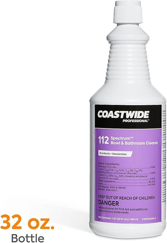 Coastwide Professional Spectrum Restroom Cleaner Bowl Cleaner, 32 Oz.