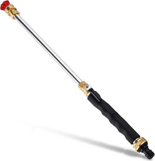 Jet Nozzle Power Washer for Garden Hose, Includes 2 High-Pressure Nozzles