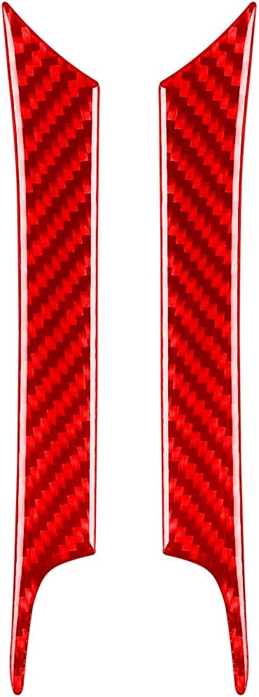 Real Carbon Fiber Trim for Toyota Camry Accessories | for 2012 2013 2014 Gear Shifter Center Console Gear Box Control Panel Side Strip Interior Thick Overlay Decal