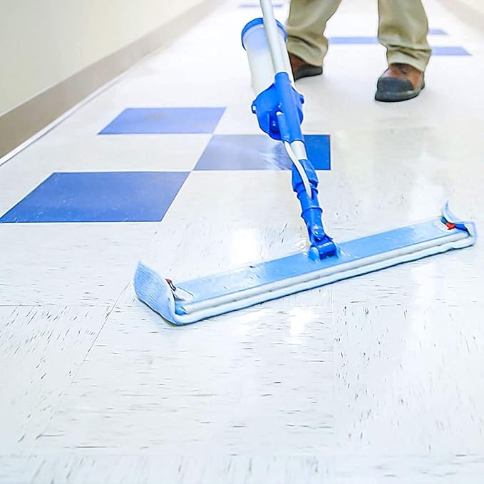 Zep No Rinse Floor Disinfectant, Blue (ZUNRS128)