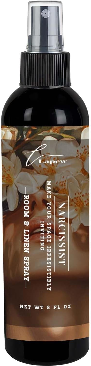 Lapew Room & Linen Spray | Fragrance Mist for Home, Car & Office | Fabric & Air Freshener | Neutralizing Mist | Made in USA | Narcissist