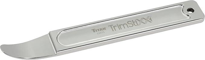 Titan 11571 Trim Stixx 7-Inch Wedge Pry Bar Tool with Razor-thin Angled Pry End