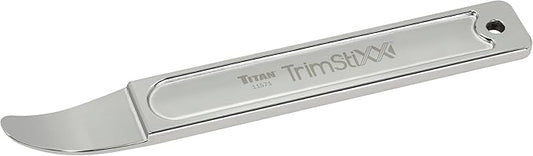 Titan 11571 Trim Stixx 7-Inch Wedge Pry Bar Tool with Razor-thin Angled Pry End