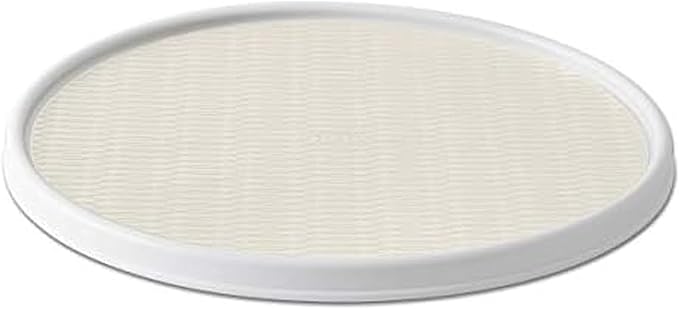 Copco Non-Skid Pantry Cabinet Lazy Susan Turntable, 18-Inch, Charcoal/Light Gray