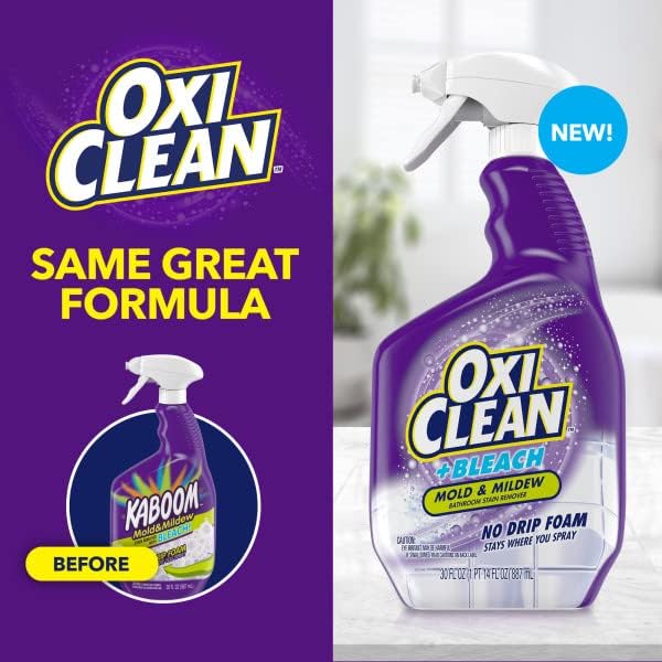 OxiClean plus Bleach, Bathroom Stain Remover 30 oz. (Pack of 2)