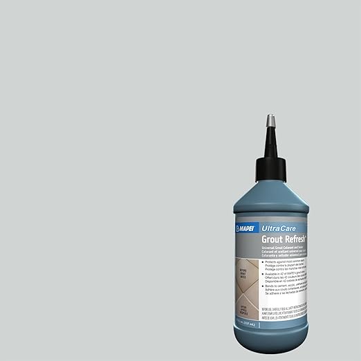MAPEI UltraCare Grout Refresh, Universal Grout Colorant & Sealer, 8 oz Bottle – Easy Grout Restoration & Protection, 5229 Sea Salt