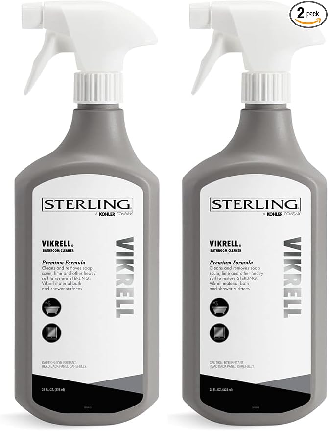 KOHLER K-EC23733-NA Sterling Vikrell Cleaner, 28 Fl Oz (Pack of 2)