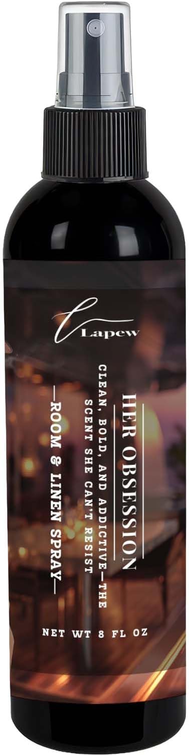 Lapew Room & Linen Spray | Fragrance Mist for Home, Car & Office | Fabric & Air Freshener | Neutralizing Mist | Made in USA | Her Obsession