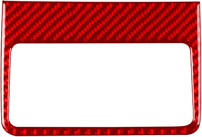 Real Carbon Fiber Trim for Toyota Camry Accessories | for 2012 2013 2014 Rear Row Air Vent Widnd Outlet Decoration Panel Frame Interior Thick Overlay Decal