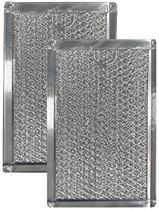 Microwave Grease Filter Compatible with LG LMH2235ST LMHM2237BD LMHM2237ST.5230W1A012B,55230W1A012C,for GE WB06X10309 WB06X10359 Microwave Filter Replacement （2 Pack）
