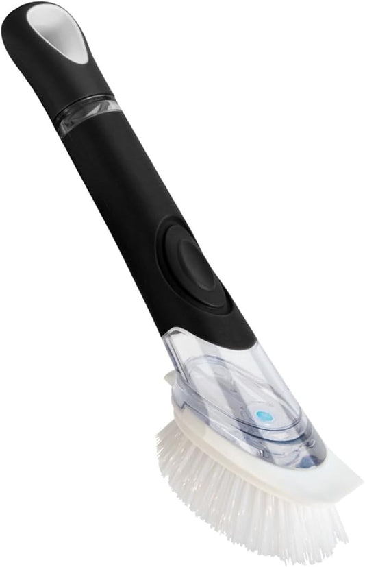 CELOX Dish Brush with Soap Dispenser, Dish Soap Brush with Handle