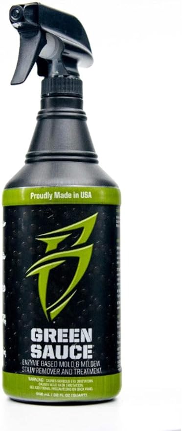 Boat Bling Green Sauce Enzyme-Based Stain Remover for Boats, 32 oz | Enzyme-based stain remover breaks down interior and exterior stains; fiberglass, vinyl, fabric and carpet