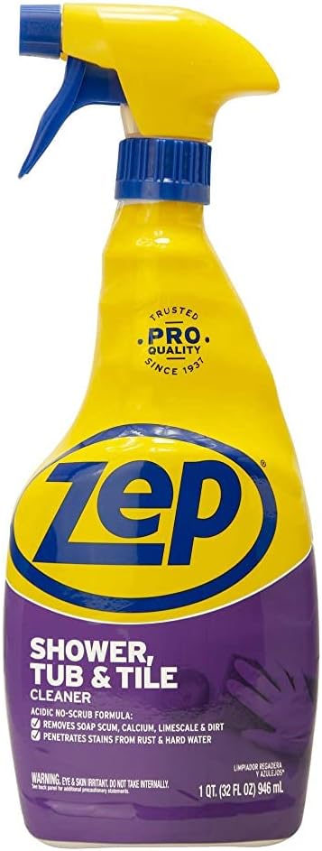 Zep Shower Tub and Tile Cleaner, 32 Fl Oz