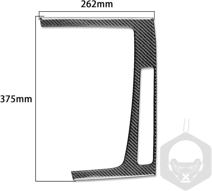 Real Carbon Fiber Trim for Audi 80A Q5 Accessories | for SQ5 2018-2025 Dash Center Console Gear Shift Outer Panel Frame Cover Sticker Interior Thick Overlay Decal - A